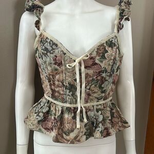 Altar’d State Upholstery Corset Tank Top NWT XL